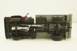 Газ-3307, бортовой с лебедкой, красный, (Конверсия), АвтоИстория 1:43