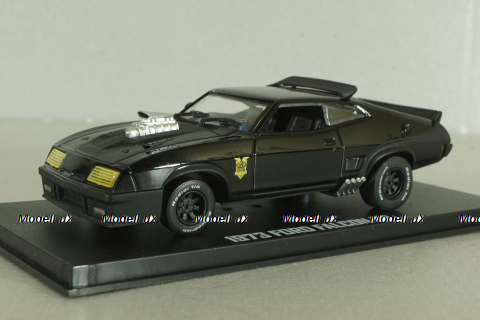 Ford Falcon XB 1973, from movie "Last of the V8 Interceptors" (1979) black, 86522, Greenlight 1:43