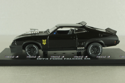 Ford Falcon XB 1973, from movie "Last of the V8 Interceptors" (1979) black, 86522, Greenlight 1:43