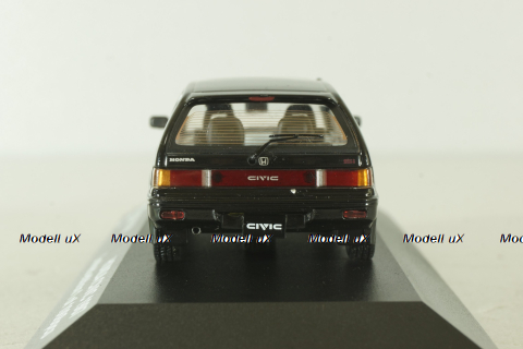 Honda Civic 1987, black, T9P-10004, Triple 9 1:43 Уценка!