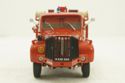 Berliet GLC 28 4x4, fire department, Hachette 1:43