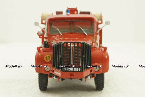 Berliet GLC 28 4x4, fire department, Hachette 1:43