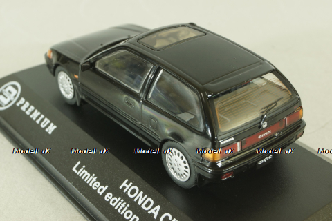Honda Civic 1987, black, T9P-10004, Triple 9 1:43 Уценка!