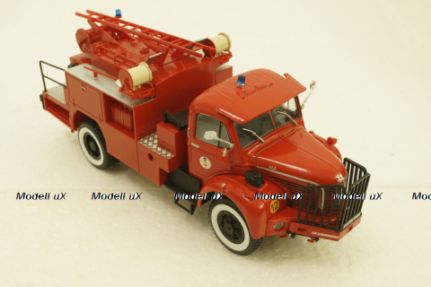 Berliet GLC 28 4x4, fire department, Hachette 1:43