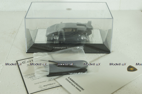 Lamborghini Countach 5000S 1982, black, 54532, AutoArt 1:43