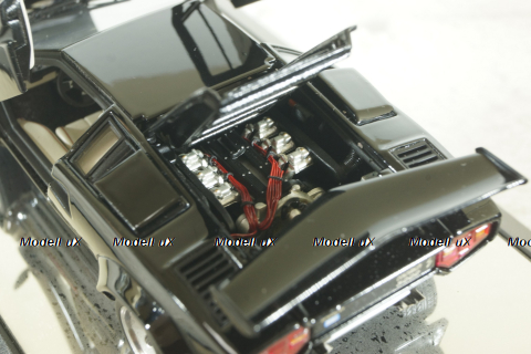 Lamborghini Countach 5000S 1982, black, 54532, AutoArt 1:43