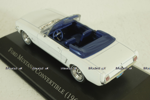 Ford Mustang Convertible 1965, white, Altaya 1:43