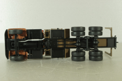 Краз-219Б лесовоз, оранжевый, с бревнами Modellux 1:43