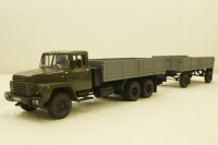 Краз-260 с прицепом, хаки, (НАП) Конверсии 1:43