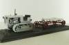 Сталинец-65 трактор, 1937, серый с прицепом, Model43 1:43