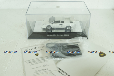 Lamborghini Countach 5000S 1982 white, 54533, AutoArt 1:43