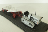 Сталинец-65 трактор, 1937, серый с прицепом, Model43 1:43
