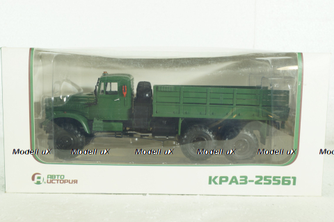 Краз-255Б1 зеленый, Автоистория 1:43