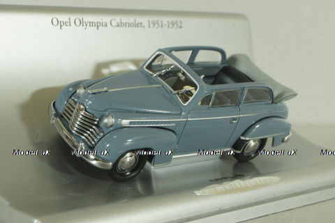 Opel Olympia Cabriolet 1951, grey, Schuco 1:43