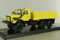 Урал-55223 с/х самосвал с трехсторонней разгрузкой, желтый, TruckTyr 1:43