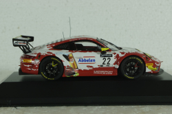 Porsche 911 GT3 R No.22, 24h Spa Bergmeister/Makowiecki/Olsen 2020, LEGT43041, IXO 1:43