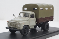 Газ-52 тент серо/коричневый, Херсон Моделс 1:43