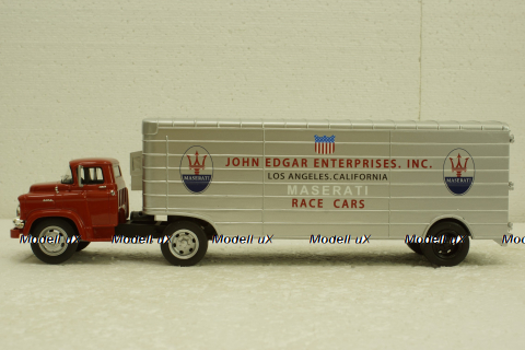 Gmc Truck Car Transporter "John Edgar Enterprises" Maserati 1956, 450918200, Schuco 1:43