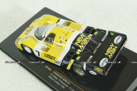 Porsche 956B Winner 24h Le Mans Ludwig/Pescarolo/Johansson 1984 New Man, LM1984, IXO 1:43