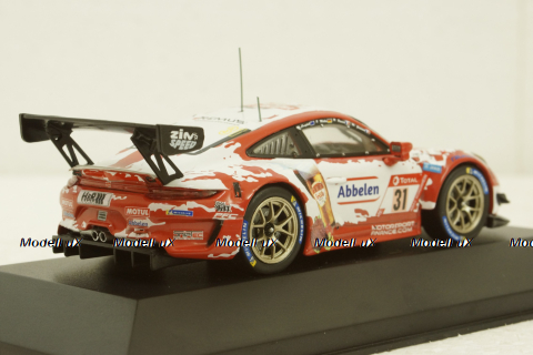 Porsche 911 GT3 R #31 24h Nürburgring 2019 Frikadelli Racing Team, LEGT43021, IXO 1:43
