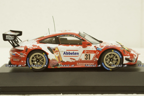 Porsche 911 GT3 R #31 24h Nürburgring 2019 Frikadelli Racing Team, LEGT43021, IXO 1:43