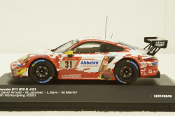 Porsche 911 GT3 R #31 24h Nürburgring 2020 Arnold, Jaminet, Kern, Martin, LEGT43040, IXO 1:43