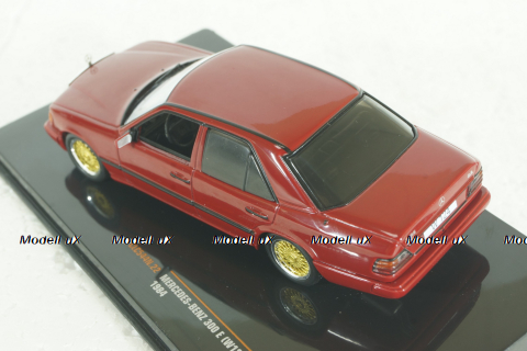 Mercedes 300E (W124) Saloon 1984 red, CLC544, IXO 1:43