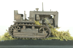 Сталинец-65 трактор, заброшенный, Modellux 1:43