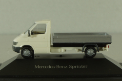 Mercedes Sprinter truck (W901) 1995, white/grey, B66000031, Herpa 1:87