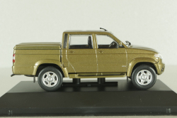 Уаз-23632 пикап 2008, коричневый, ALN003, Автолегенды. Новая эпоха №3, 1:43
