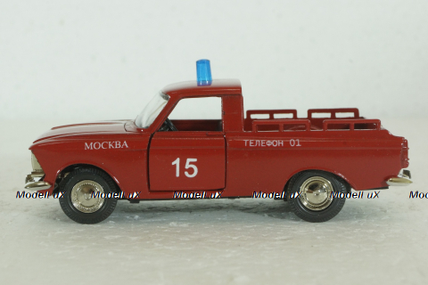 Москвич-Пикап, пожарный, Агат 1:43