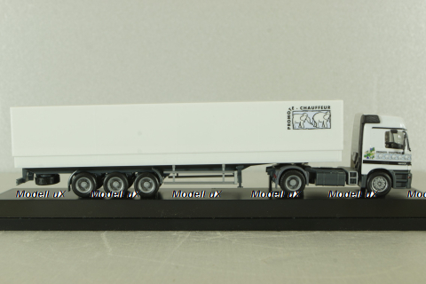 Mercedes Actros 1853 Planensattelzug 2/3 "Promote Chauffeur", B66000283, Herpa 1:87 