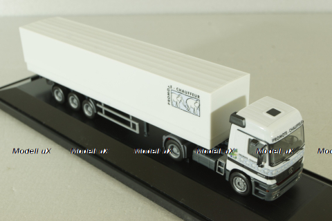 Mercedes Actros 1853 Planensattelzug 2/3 "Promote Chauffeur", B66000283, Herpa 1:87 