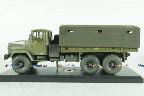 Краз-6322 с тентом, камуфляж, Modellux 1:43