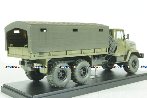 Краз-6322 с тентом, камуфляж, Modellux 1:43