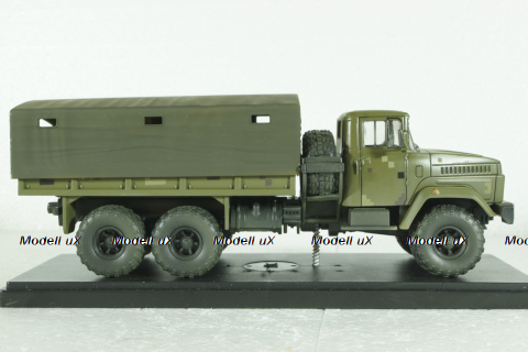 Краз-6322 с тентом, камуфляж, Modellux 1:43