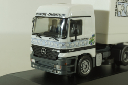 Mercedes Actros 1853 Planensattelzug 2/3 "Promote Chauffeur", B66000283, Herpa 1:87 
