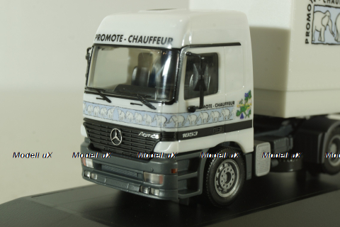 Mercedes Actros 1853 Planensattelzug 2/3 "Promote Chauffeur", B66000283, Herpa 1:87 