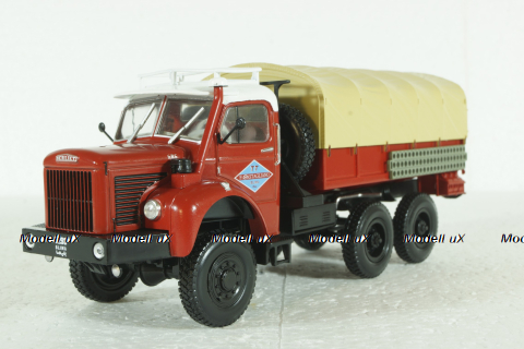Berliet GBC 8M 6x6 Truck Telonato 3-ASSI, Berliet Collection, Hachette 1:43