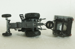 МТЗ-80, Беларусь, трактор с прицепом, серый, Агат 1:43