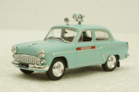Москвич-407 Милиция голубой, Автолегенды Спецвипуск №3 1:43