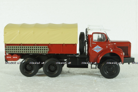 Berliet GBC 8M 6x6 Truck Telonato 3-ASSI, Berliet Collection, Hachette 1:43