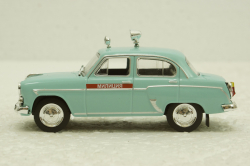 Москвич-407 Милиция голубой, Автолегенды Спецвипуск №3 1:43