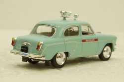Москвич-407 Милиция голубой, Автолегенды Спецвипуск №3 1:43