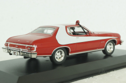 Ford Gran Torino  from movie Starsky & Hutch 1976 red/white, 86442, Greenlight 1:43