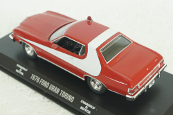 Ford Gran Torino  from movie Starsky & Hutch 1976 red/white, 86442, Greenlight 1:43