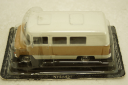 Nysa 521 белый/коричневый, Автолегенды СССР и Соцстран №162 1:43 С журналом!