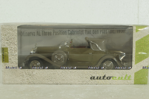 Minerva AL Three Position Cabriolet Van den Plas 1930, 02030, AutoCult 1:43