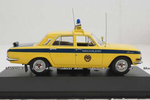 Газ-24 Волга Милиция 1973г. Из к/ф "Иван Васильевич меняет профессию", VVM013, VVM 1:43