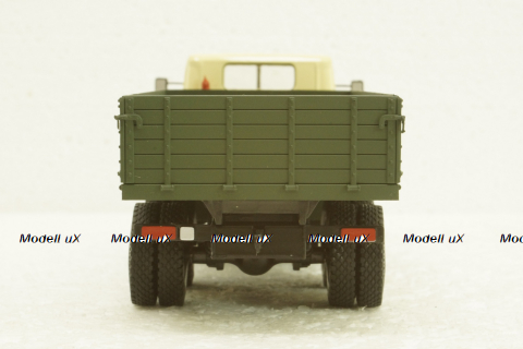 Краз-250 борт бежевый/зеленый 1977, Н204, Наш Автопром 1:43